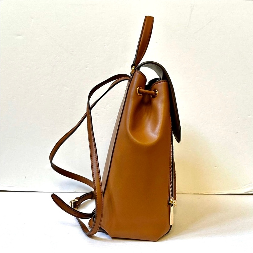 Michael Kors Medium Logo Phoebe Backpack Brown - Picture 8 of 11